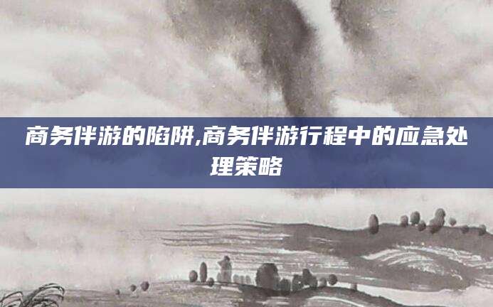 宁德商务伴游的陷阱,商务伴游行程中的应急处理策略